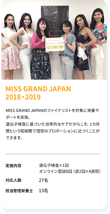 MISS GRAND JAPAN  2018・2019