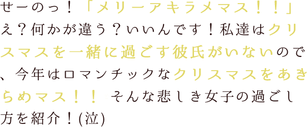 クリスマス あきらめマス 特集 豊富な店舗数と口コミ情報のビューティーパーク