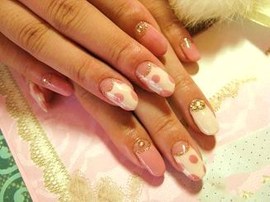 ガーリー系ネイル☆|ＶＥＲＹＮＡＩＬ