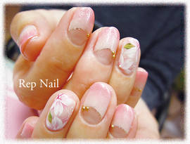 桜色ピンクフレンチ|Rep Nail Salon