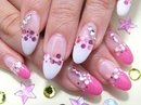 キラキラホログラムでパーティーやイベントに|Nail Salon Creare