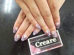 デザインVフレンチ☆|Nail Salon Creare