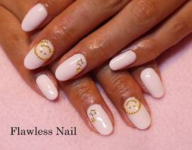 ニコちゃん☆ホワイト|Flawless　Nail