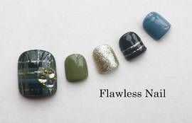 チェックネイル|Flawless　Nail