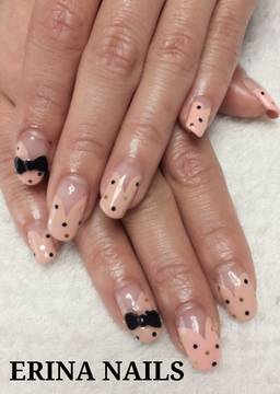 ハートジェルフレンチ 8014 ネイルサロン Erina Nails エリナネイルズ 秋田県 能代 のネイルデザインカタログ ビューティーパーク