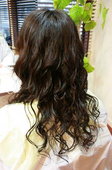 京都　黒髪ロングヘアにモテ髪ウェーブ エアウェーブ♪|hair Qril