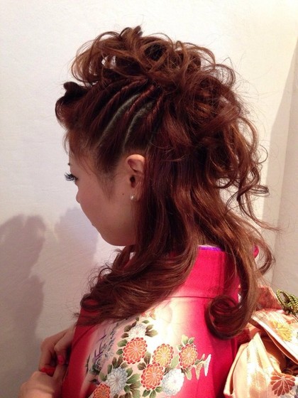 和装アップ 成人式にも Dot Hair Face ドットヘアーフェイス 兵庫県 尼崎 の髪型 ヘアスタイルカタログ ビューティーパーク
