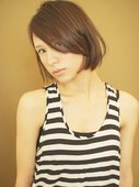 無造作ナチュラルクールフェミニンな大人ボブ |BEKKU hair salon