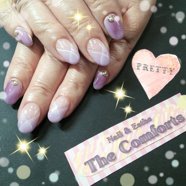 ♥グラデーションストリーム♥|Nail &amp; Esthe The Comforts