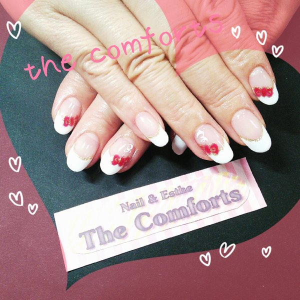 ♥定番フレンチネイル♥|Nail &amp; Esthe The Comforts