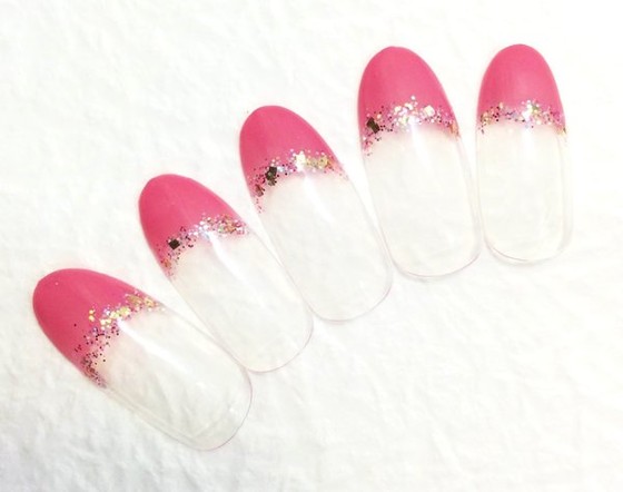 初回オフ無料 シンプルフレンチ ラメ 4 980 Nail Salon Amy ネイルサロンアミー 東京都 蒲田 のネイル デザインカタログ ビューティーパーク