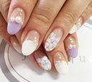 フラワーフレンチ|nail salon julique～ジュリーク～