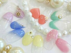 ＯＬシンプルデザインセット新規¥6300！|NailSalon＆School ｂｌｕｅｂｅａｎｓ　千葉店、蘇我店