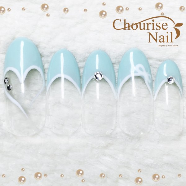 ティファニーブルーネイル|Chourise Nail*