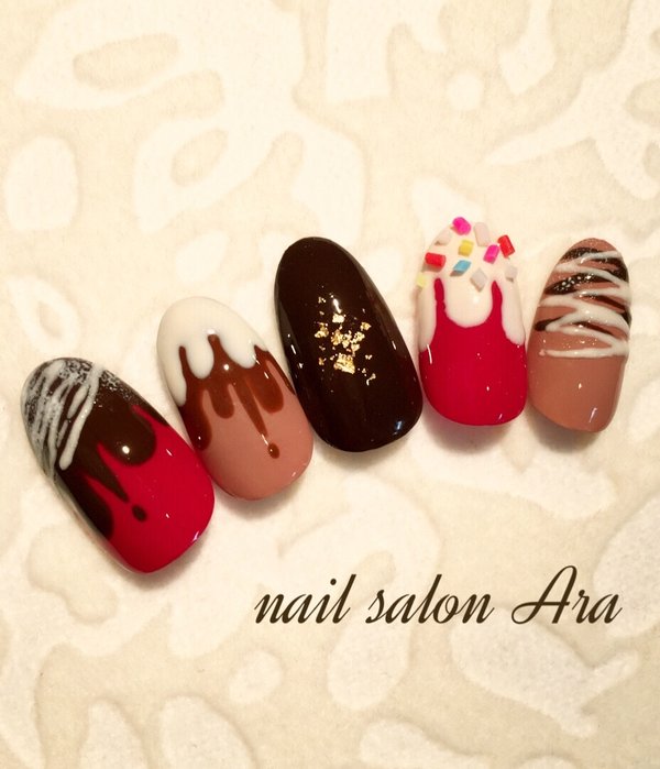 chocolate nail|Ａｒａ