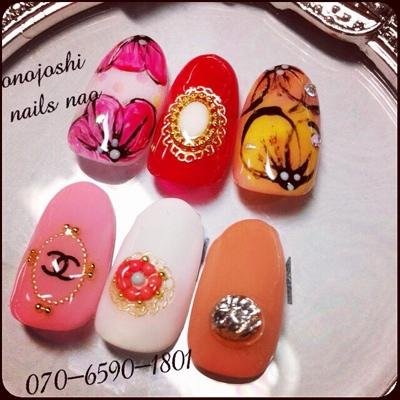 サンプルチップ　フラワー＆ビジュー|nails nao