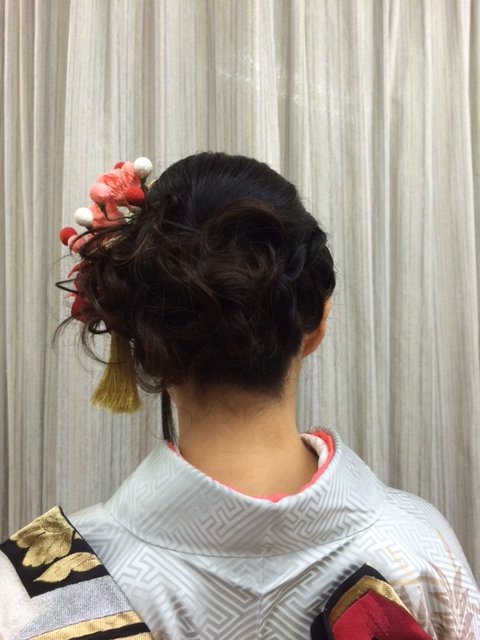 編みこみアップ|HAIR ESTHESALON AONO