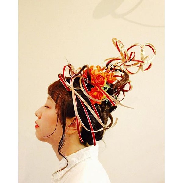 ikebana×mizuhiki×hair|Rochefort hair