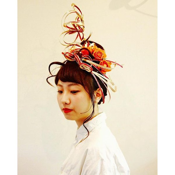 ikebana×mizuhiki×hair|Rochefort hair