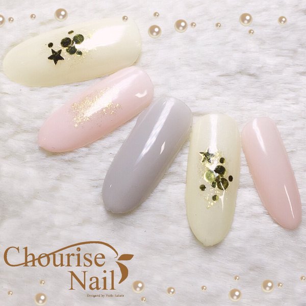 【5月のおすすめ】シンプルホログラム♡|Chourise Nail*