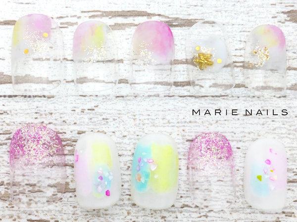 新規-定額￥4980オフ込選べるトレンドアート|MARIE NAILS 心斎橋店