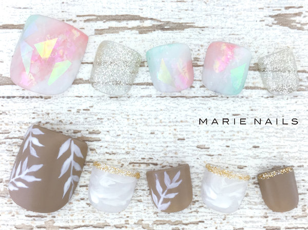 新規オフ込みーFOOT定額¥4980コース2|MARIE NAILS 南堀江店