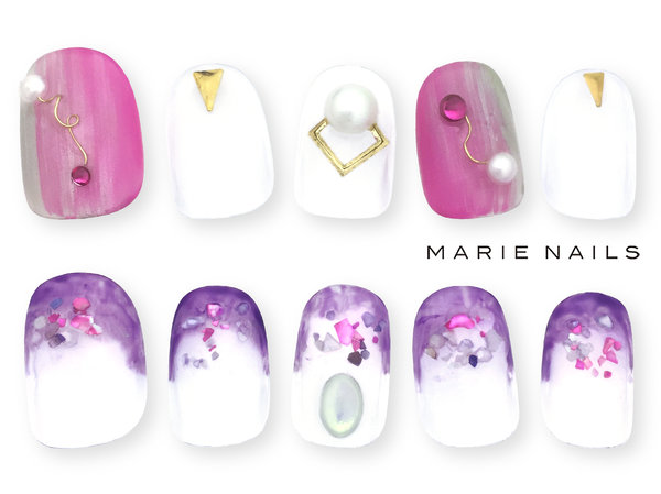 定額￥6980オフ込選べるトレンドアート|MARIE NAILS 梅田店