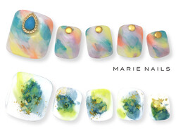 フット定額8000円【初回オフ込】062a|MARIE NAILS 表参道店