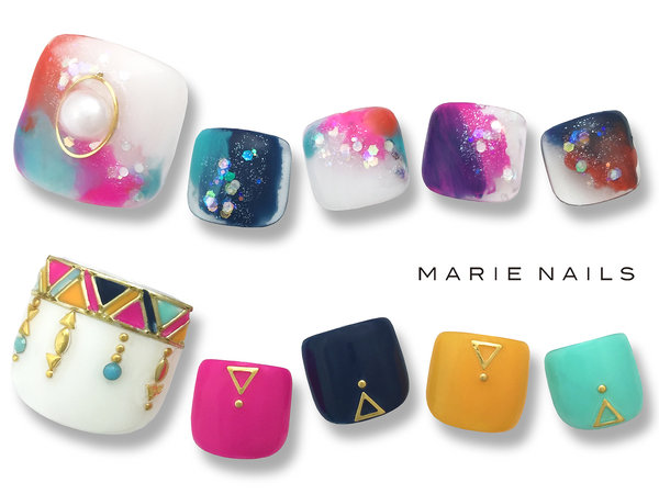 フット定額6000円【初回オフ込】062d|MARIE NAILS 表参道店