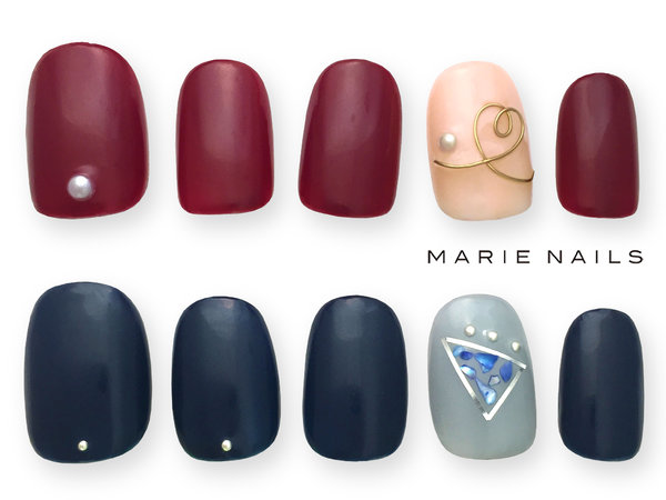 定額シンプル5000円【初回オフ込 】|MARIE NAILS 京都三条通り店