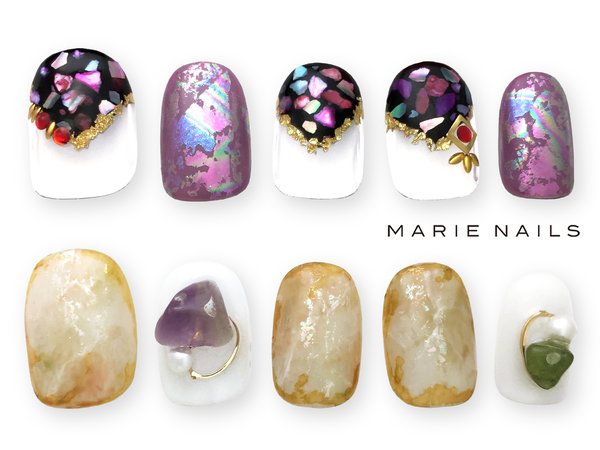 定額フルアート7000円【初回オフ込 】|MARIE NAILS 京都三条通り店