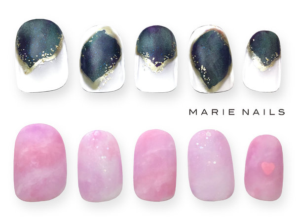 定額フルアート7000円 【初回オフ込 】　|MARIE NAILS 京都三条通り店