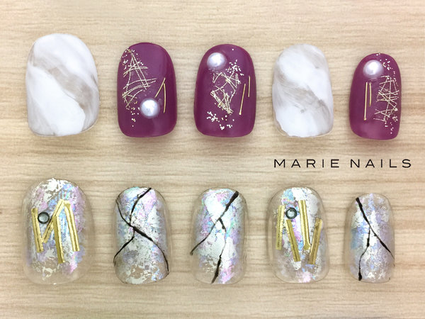 定額フルアート7000円 【初回オフ込 】　　|MARIE NAILS 京都三条通り店