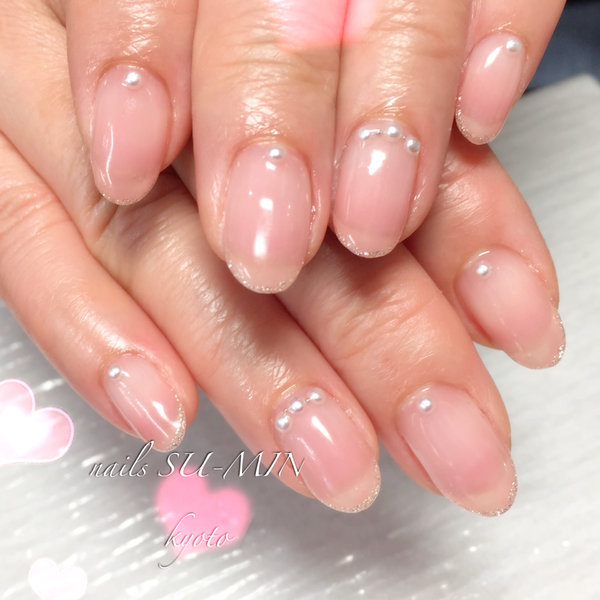 ヌーディな上品ネイル♪|NAILS SU-MIN EVER GREEN店