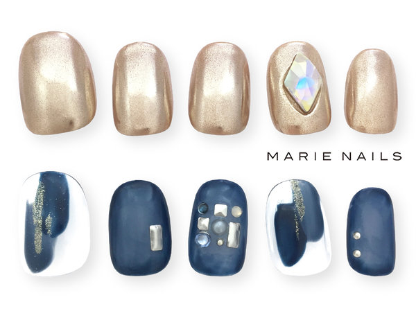 定額フルアート7000円【初回オフ込】　　|MARIE NAILS 京都三条通り店