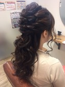 結婚式お呼ばれヘアアレンジ8|REVOLUCIA 博多