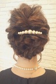 結婚式お呼ばれヘアアレンジ11|REVOLUCIA 博多