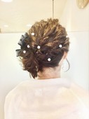 結婚式お呼ばれヘアアレンジ14|REVOLUCIA 博多