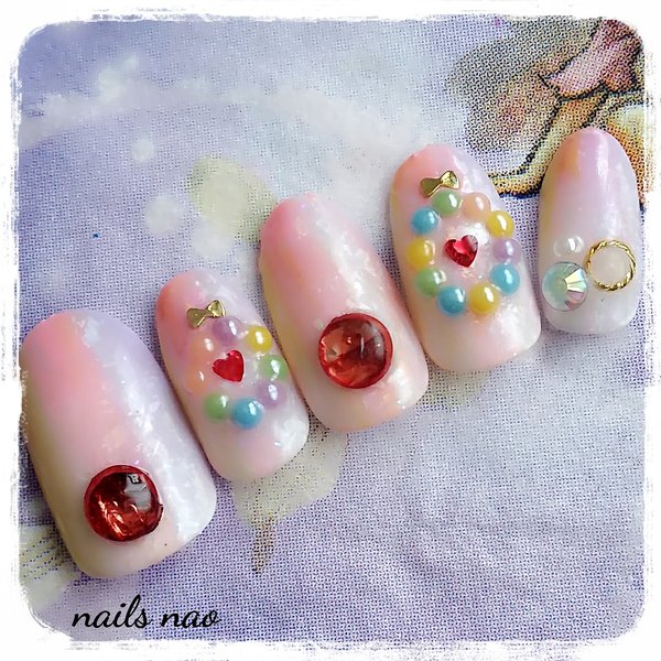 パステル縱グラデーション|nails nao