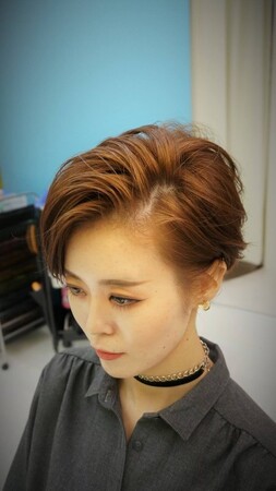 ショートアシンメトリー アッシュカラー Ruler Hair Dressing ルーラーヘアドレッシング 群馬県 前橋 の髪型 ヘアスタイルカタログ ビューティーパーク