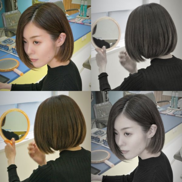 シンプル　ワンレングス　ボブ|RULeR Hair Dressing