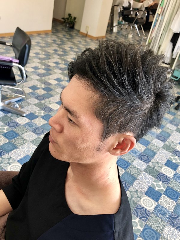 大人ツーブロック|Hair　Art　aill