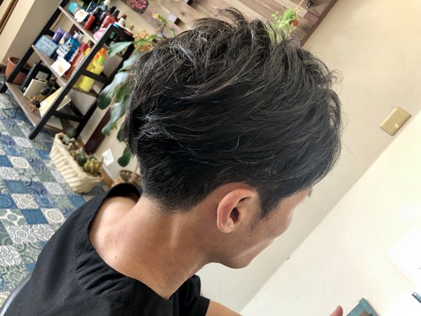 大人ツーブロック|Hair　Art　aill