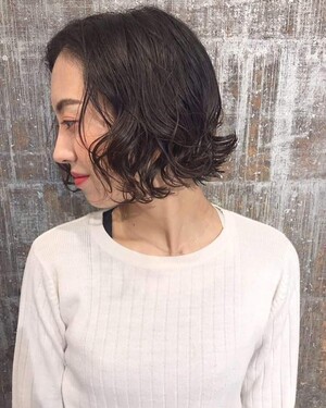 黒髪ボブスタイル Lot ロット 大阪府 心斎橋 の髪型 ヘアスタイルカタログ ビューティーパーク