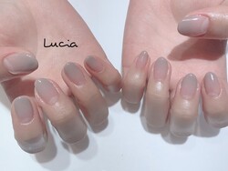 グレーグラデーションnail|Lucia