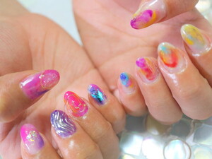 ニュアンスネイル2 254 Nail Salon Vivid Queen ネイルサロンヴィヴィッドクイーン 広島県 福山 のネイル デザインカタログ ビューティーパーク