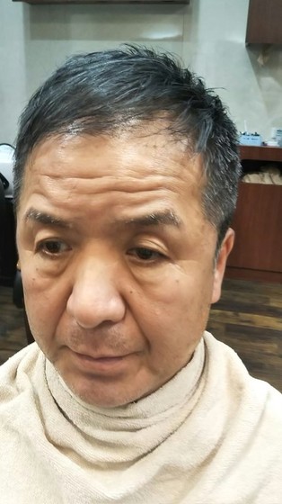 シニアカット クイックカラー 白髪ぼかし 256 Tip Hair チップヘアー 愛知県 豊田 のメンズカタログ ビューティーパーク