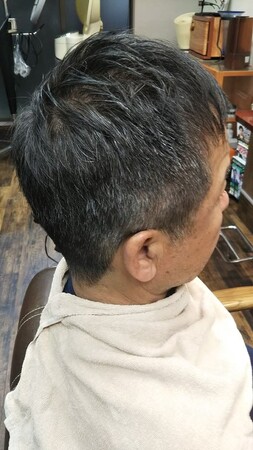 シニアカット クイックカラー 白髪ぼかし 256 Tip Hair チップヘアー 愛知県 豊田 のメンズカタログ ビューティーパーク