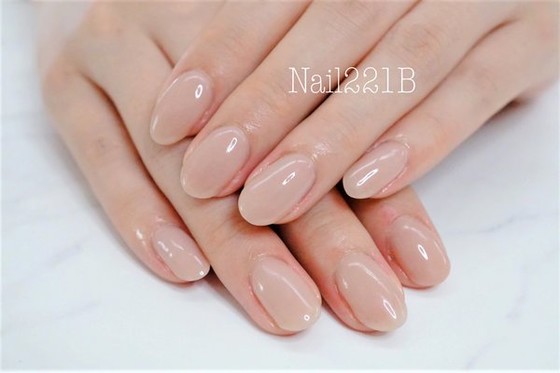 シンプルワンカラー Nail221b ネイルニーニーイチビー 千葉県 千葉 のネイルデザインカタログ ビューティーパーク