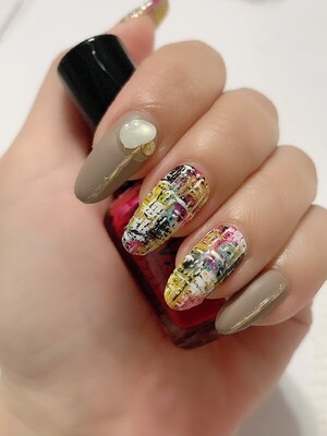 Colorfulチェック柄nail Nail Salon Luan ネイルサロンルアン 長崎県 長崎 のネイル デザインカタログ ビューティーパーク